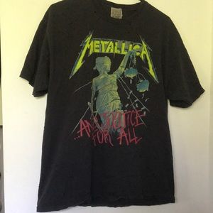 furst of a kind vintage metallica shirt